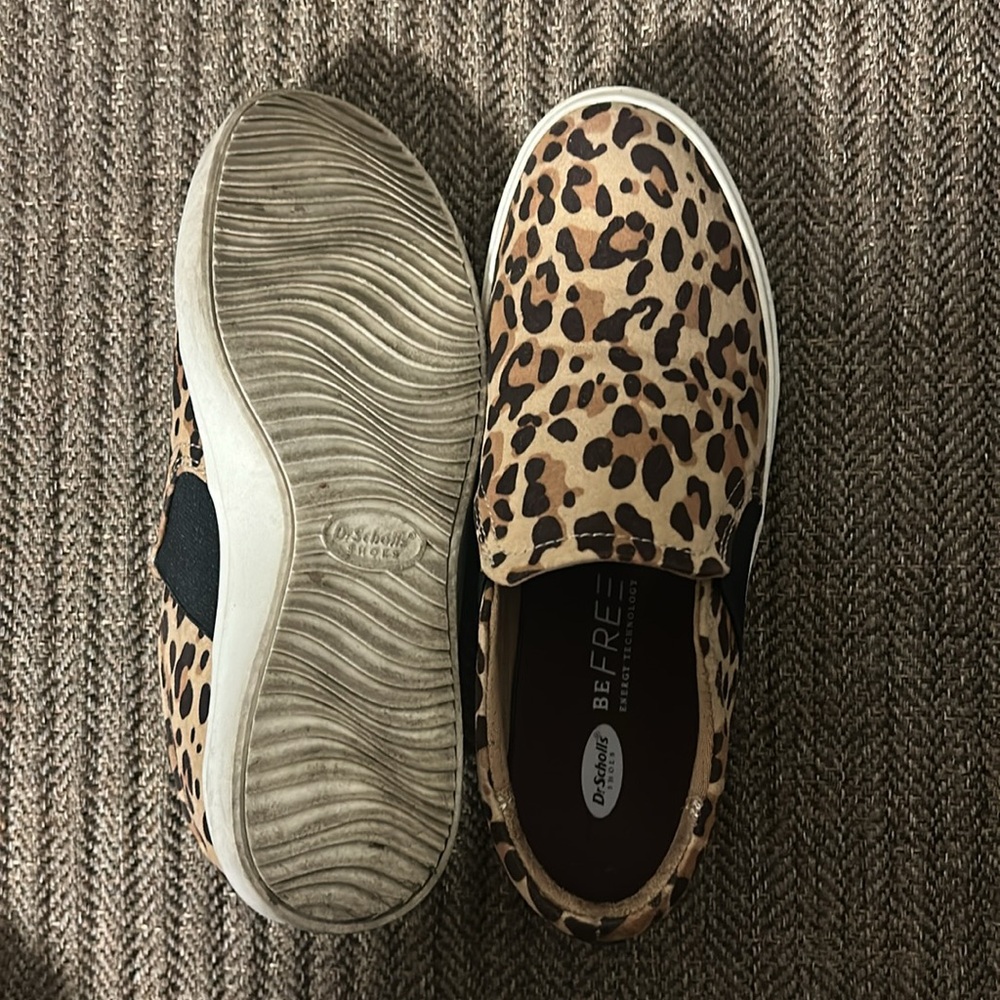 Dr. Scholl's Leopard Print Sneakers - Picture 3 of 4